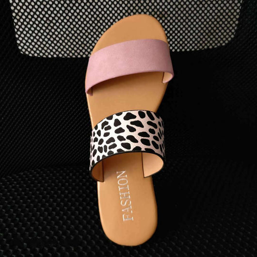 Sandalias Pantufla Estampado Leopardo - Image 4