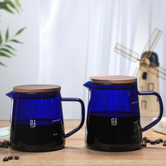 Cafetera de Vidrio Decorativo para Compartir