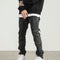 Jeans Slim Fit Gris Desgastado Lavado