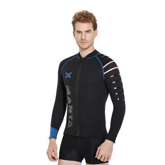 Chaqueta térmica acolchada de manga larga para natación invernal - Image 9