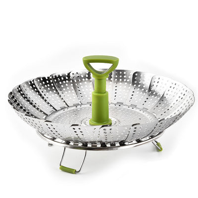 Colador Plegable con Asa para Verduras y Canastas de Vapor - Image 8