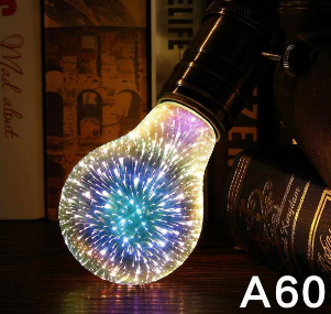 Bombillas Decorativas con Efecto Fuegos Artificiales