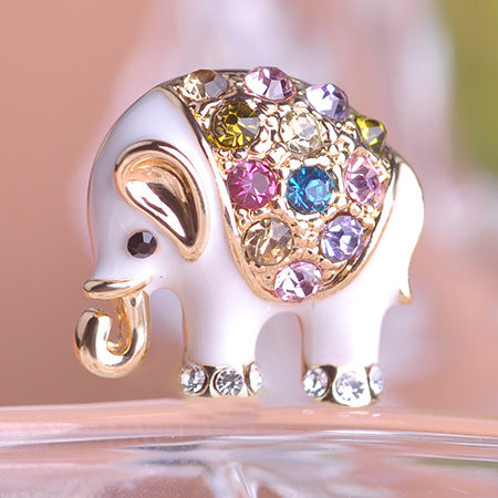 Broche Elefante con Cristales de Colores - Image 4