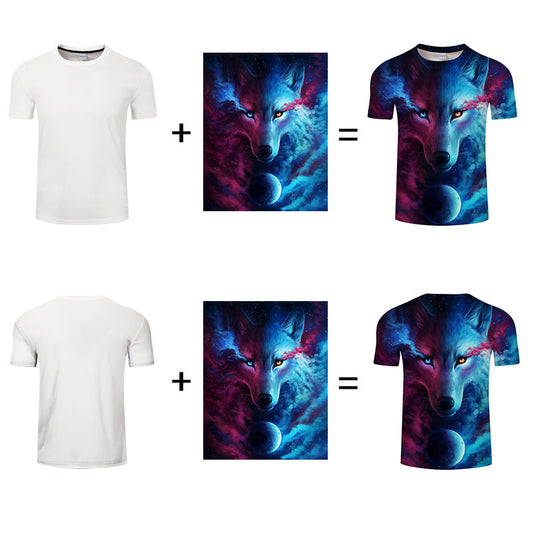 Playera Hombre con Estampado Digital de Logo
