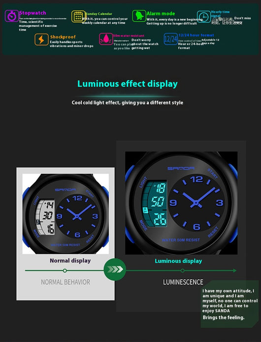 Reloj Deportivo Multifunción Impermeable con Luz Nocturna - Image 16