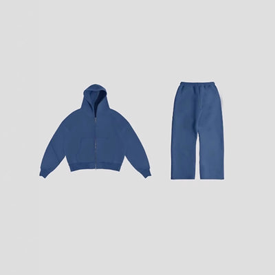 Conjunto Deportivo Retro: Sudadera y Pantalón de Algodón - Image 3