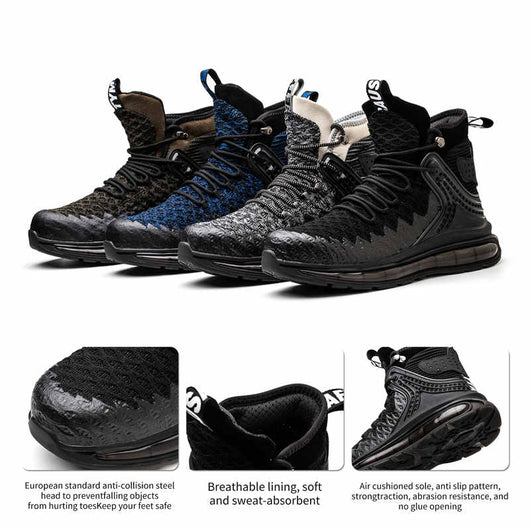 Zapatos Deportivos Ligeros con Amortiguación de Aire y Protección Reforzada - Image 10