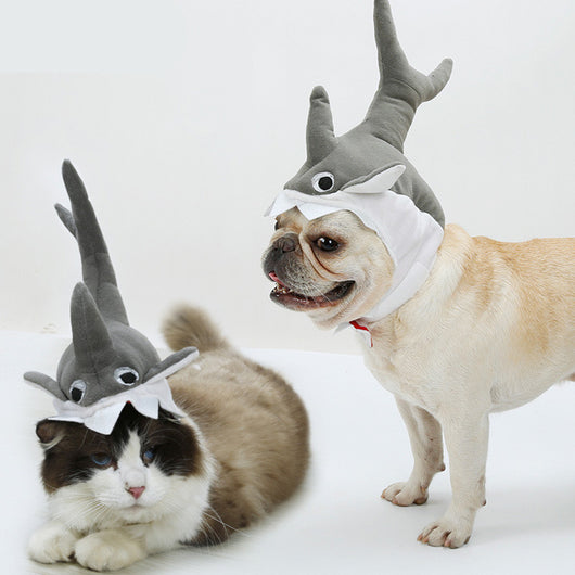 Gorro Tiburón para Mascotas - Disfraz Adorable de Transformación - Image 3