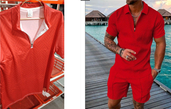 Conjunto Casual de Verano para Hombre: Playera y Shorts Cómodos - Image 21