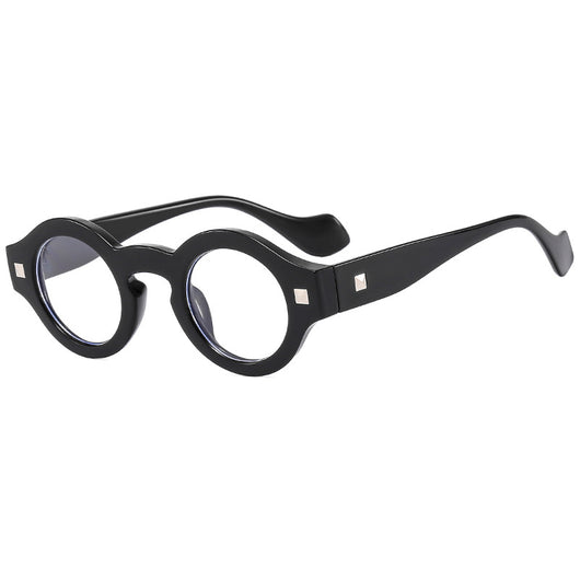 Gafas Retro Montura Pequeña Redonda Carey Marrón - Image 23