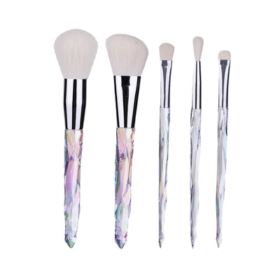 Set de Brochas de Maquillaje con Mango de Cristal Diamantado - Image 13
