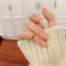 Parches de Uñas Francesas Nude Pequeños