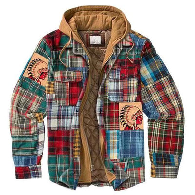 Chaqueta Hoodie Suelta Estampada - Image 16