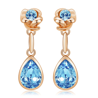 Aretes de Rosa Europeos y Americanos - Diseño Minimalista y Elegante - Image 7