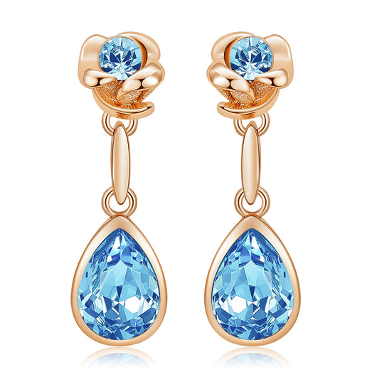 Aretes de Rosa Europeos y Americanos - Diseño Minimalista y Elegante - Image 7