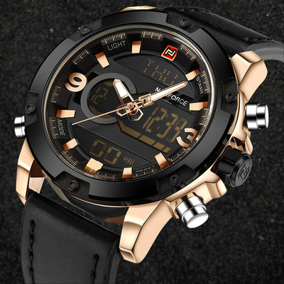 Reloj de Pulsera NAVIFORCE para Hombre - Cuarzo Resistente al Agua