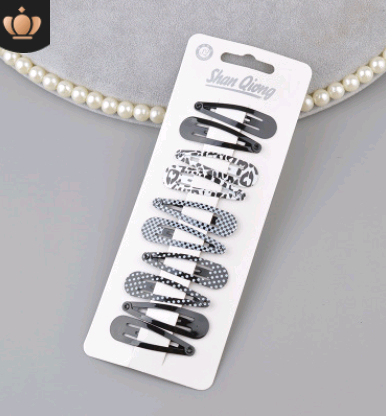 Clip para Cabello Infantil con Diseños Estrellas y Amor - 5 cm - Image 14