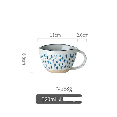 Taza de Cerámica Artesanal con Relieve Pastoril Retro - Image 16