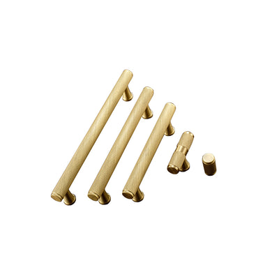 Tirador de Cobre Puro Estilo Chino Nórdico para Muebles y Vinotecas