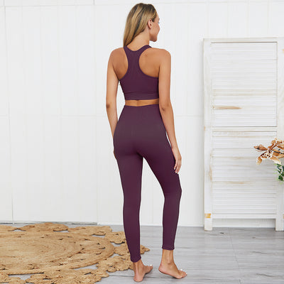 Conjunto de Yoga sin Costuras con Levantamiento de Glúteos - Image 7