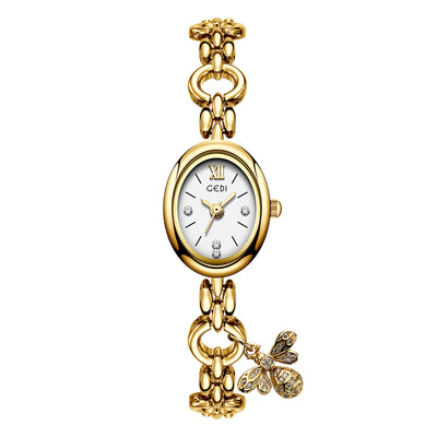 Reloj de Lujo Ligero con Esfera Ovalada para Mujer - Image 6