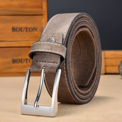 Cinturón de Lona Versátil para Hombre - Diseño Clásico Multiusos - Image 7