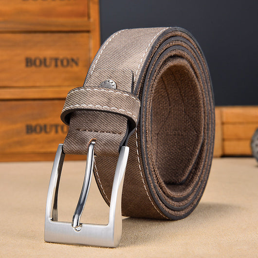 Cinturón de Lona Versátil para Hombre - Diseño Clásico Multiusos - Image 7