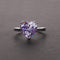 Simple and versatile heart-shaped ring Morado NO.10
