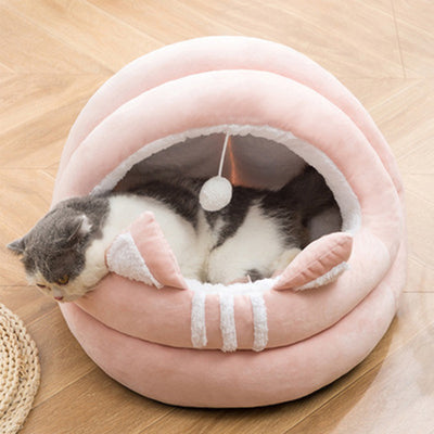 Cama Nido Semiencerrada para Gatos - Refugio Fresco de Verano - Image 10