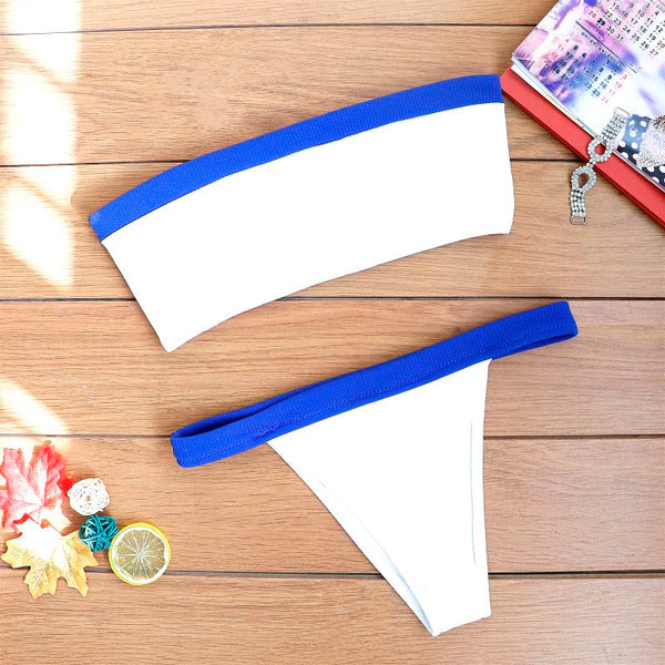 Bikini de Colores Combinados para Mujer