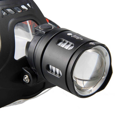 Linterna LED Frontal Recargable USB - Alcance Potente para Exteriores - Image 3