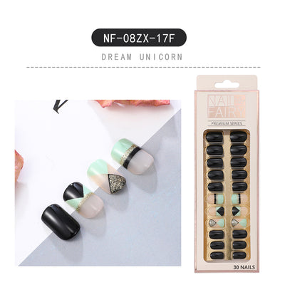 Uñas Postizas con Brillo Waterproof - Kit DIY en Caja - Image 40
