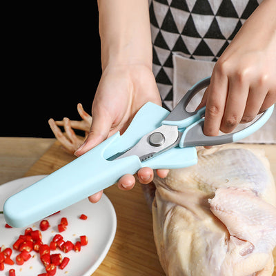 Tijeras de Acero Inoxidable con Funda Magnética Protectora para Alimentos - Image 12