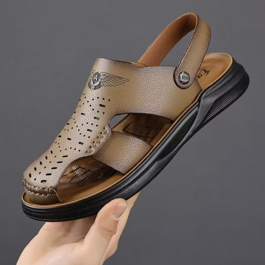 Sandalias de Cuero Genuino - Comodidad Total para Conducir y Actividades Exteriores - Image 5