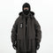 Chaqueta Funcional con Capucha y Cinta Móvil para Hombre - Algodón Invierno