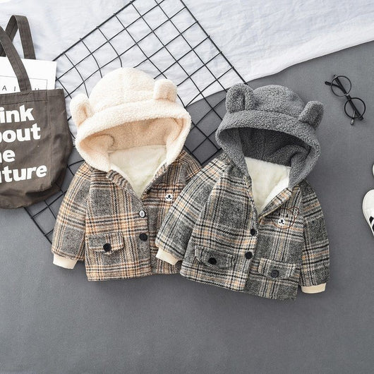 Chaqueta Infantil de Algodón Grueso - Abrigo Simple y Cálido - Image 15
