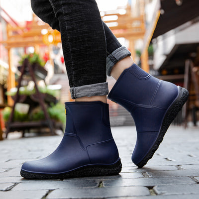 Botas de Lluvia Impermeables Mid-Tube para Hombre - Image 9
