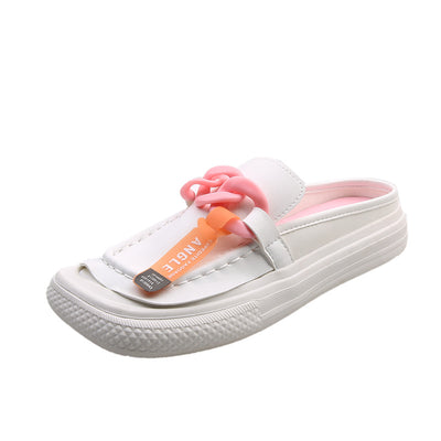Pantufla Casual con Hebilla Metálica y Suela Gruesa - Image 4