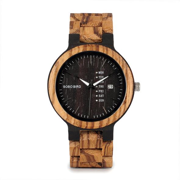 Reloj Casual de Madera para Hombre