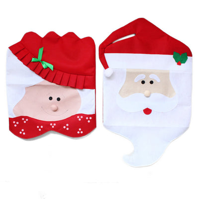 Juego de Cubiertas para Sillas de Navidad - Decoración de Mesa Festiva Premium - Image 2