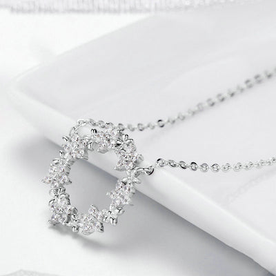 Collar de Plata Esterlina Evelyn Estrellas Brillantes S925 - Image 4