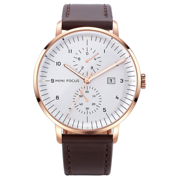 Reloj Empresarial Luminoso Resistente al Agua para Hombre