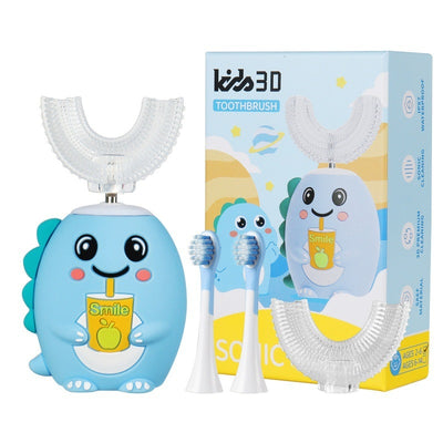Cepillo de Dientes Eléctrico Infantil Dinosaurio con Cerdas Suaves - Image 5