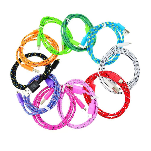 Cable de Carga USB Nylon Trenzado 3 Metros Compatible con iPhone 5/6/6S