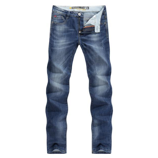 Pantalones Vaqueros Azules Slim Fit Ligeros para Verano