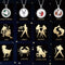 Collar Colgante de Constelaciones del Zodiaco