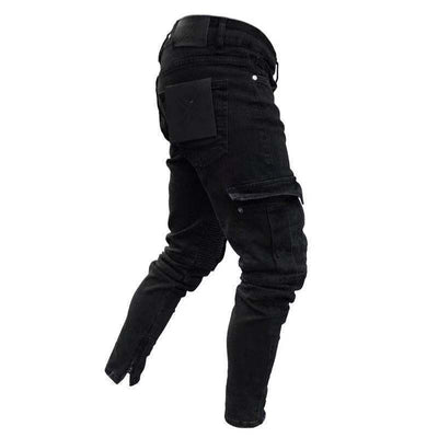 Pantalones con Rotos y Cierre en Rodillas - Image 4