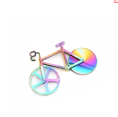 Cortador de Pizza en Forma de Bicicleta - Rueda Acero Inoxidable - Image 11