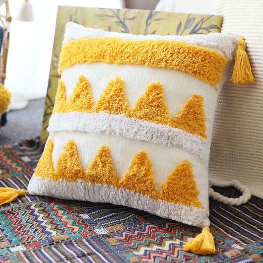 Almohada Lumbar Minimalista con Funda de Patrón Moderno - Image 12