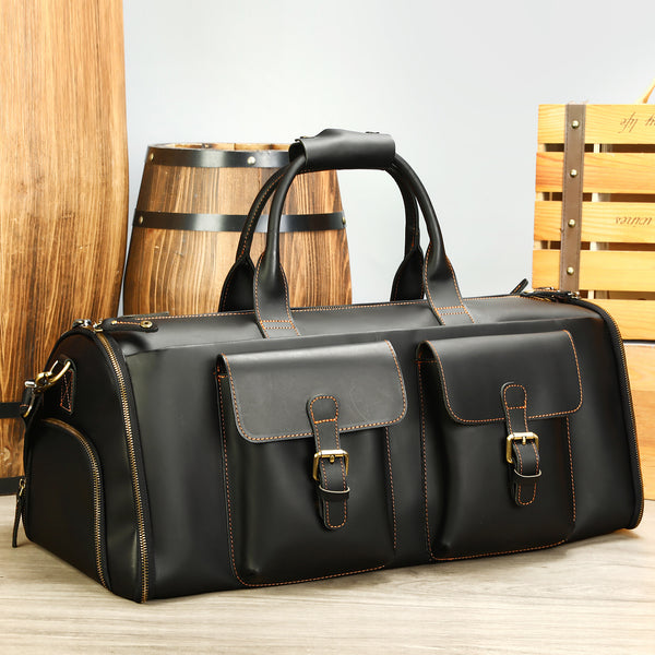 Bolso de Cuero Portátil para Viajes